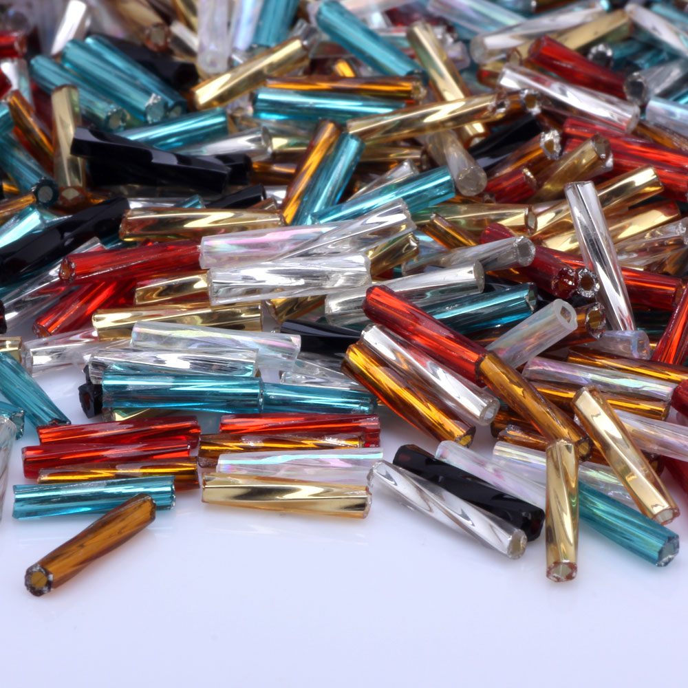 Glass Seed Beads 2Mm Jewelry Making - OlingArt Tubo de Cuentas de Vidrio