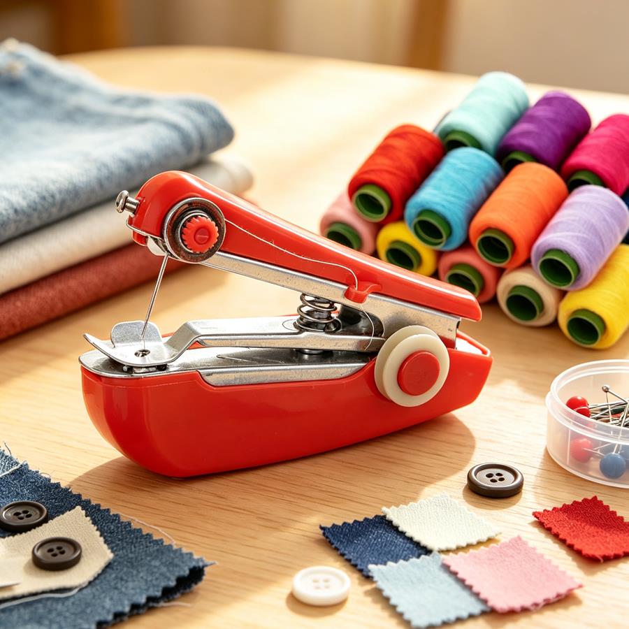 Mini Electric Sewing Machine Handheld - Máquina de Coser Manual Portátil de