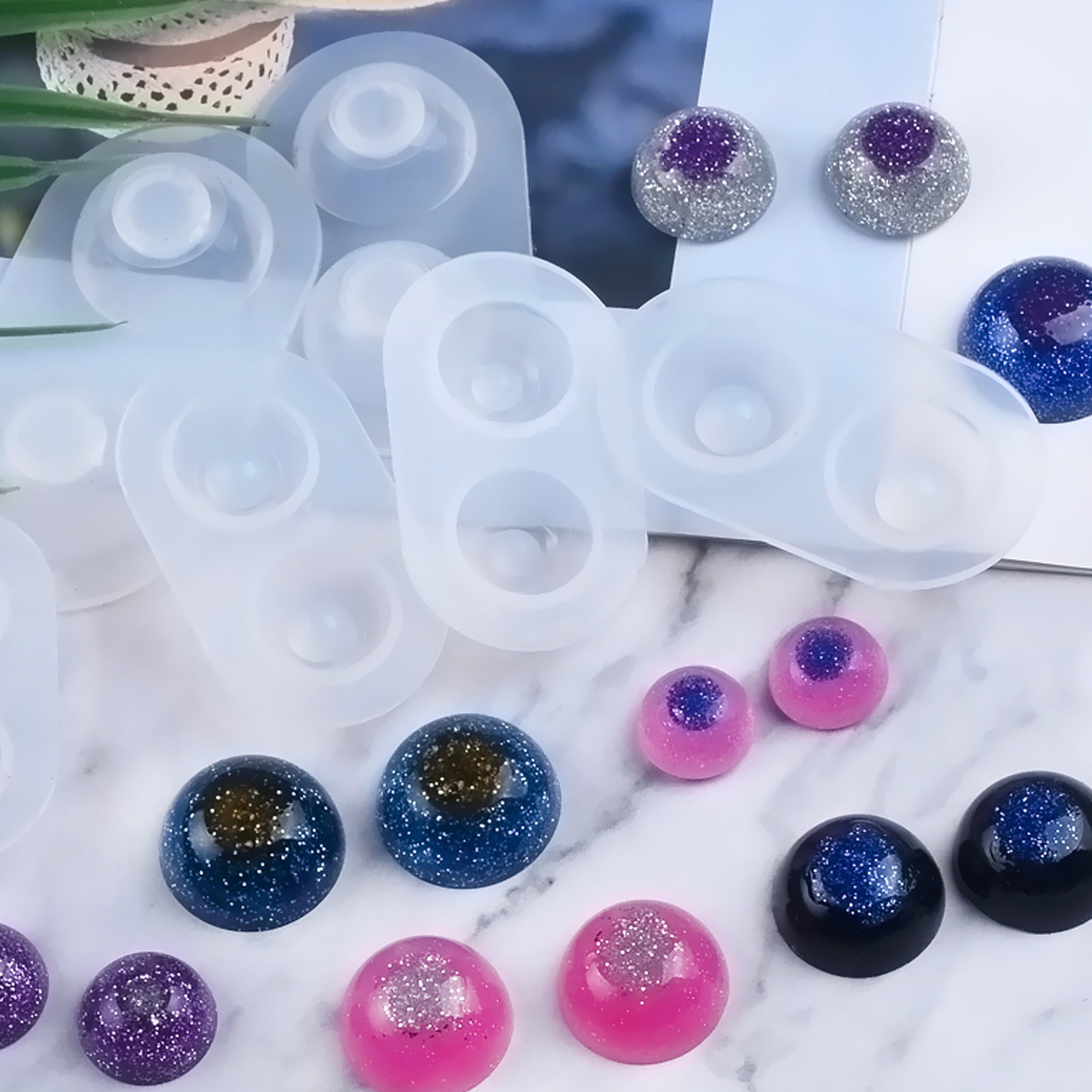 Juego de 6 moldes de silicona  - Silicone Epoxy Resin Molds Set reseña y precio
