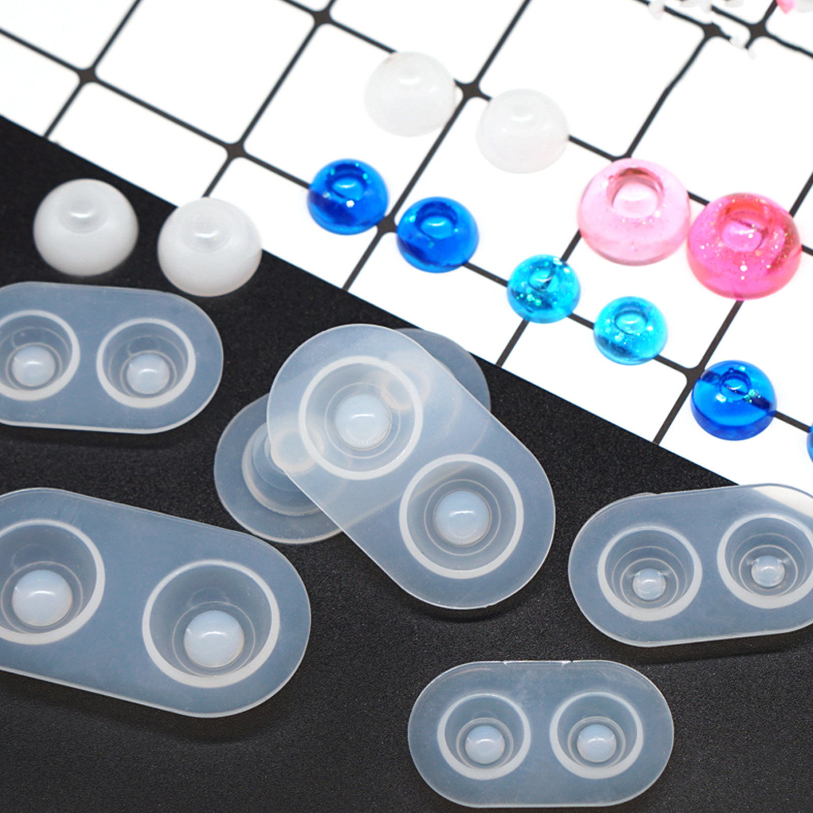 Juego de 6 moldes de silicona  - Silicone Epoxy Resin Molds Set reseña y precio