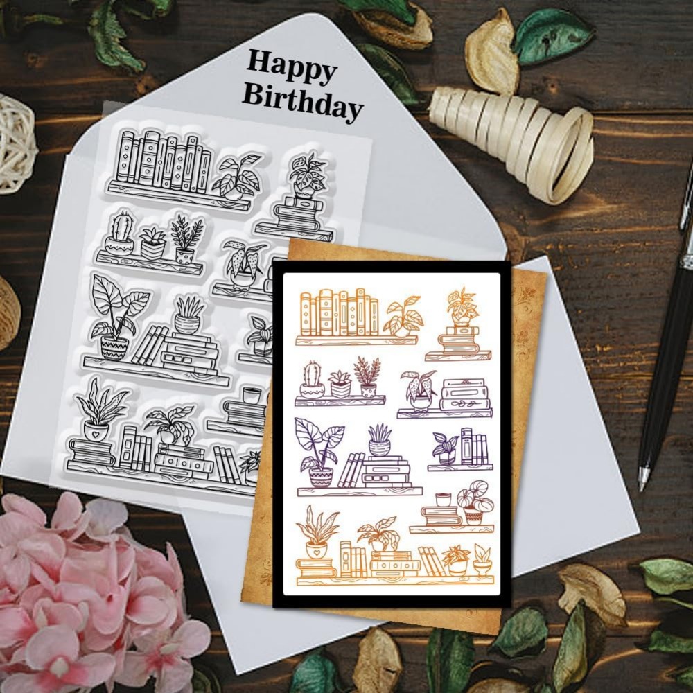 Sellos transparentes de estant - Clear Silicone Stamps For Card Making reseña y precio
