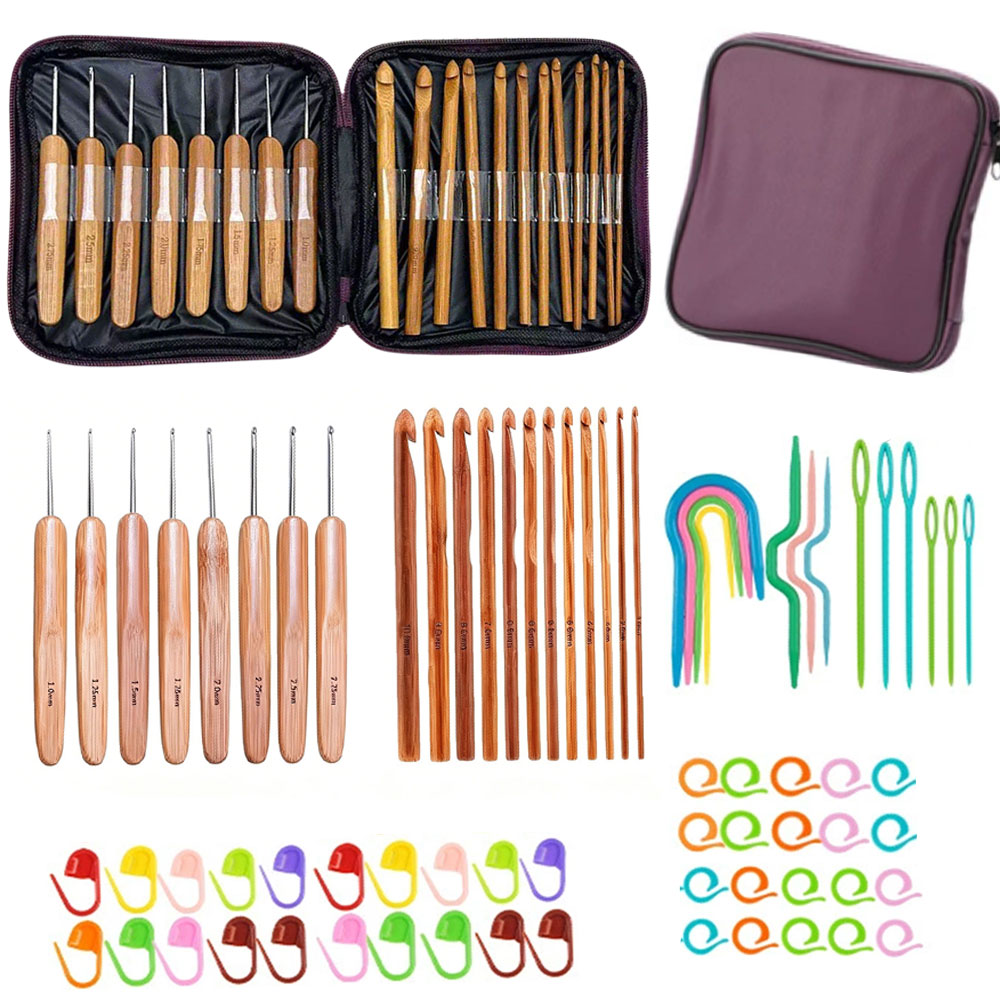 Juego de 74 Ganchos de Crochet - Craft Tools reseña y precio
