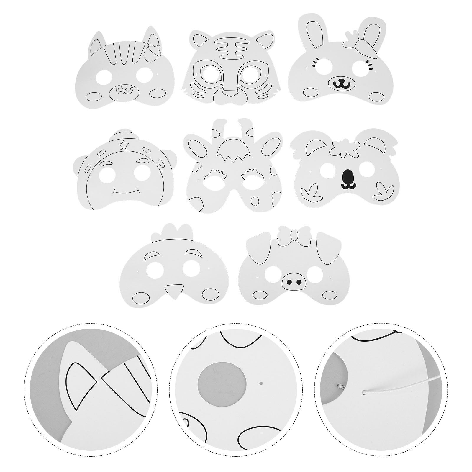 1 juego de máscaras de papel e - Painting Supplies reseña y precio