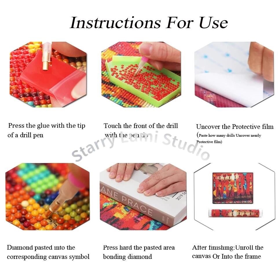 Pintura de Diamantes 5D de Bru - 5D Diamond Painting Kit Full Drill reseña y precio