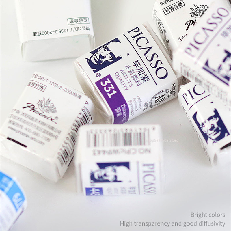 Pigmentos de acuarela sólidos  - Watercolor Paint Set Solid Pigment reseña y precio