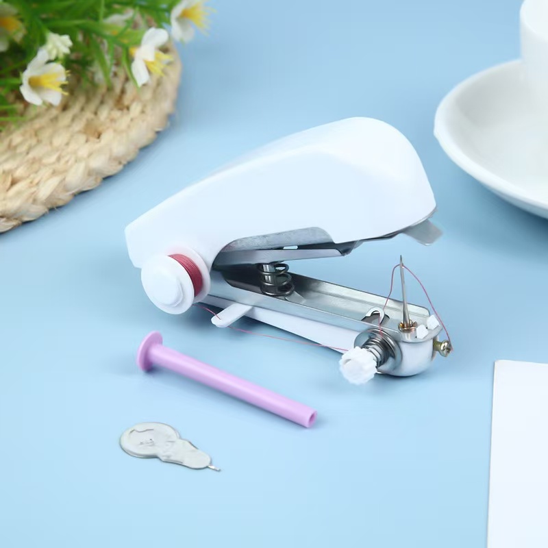 Máquina de coser portátil, peq - Mini Electric Sewing Machine Handheld reseña y precio
