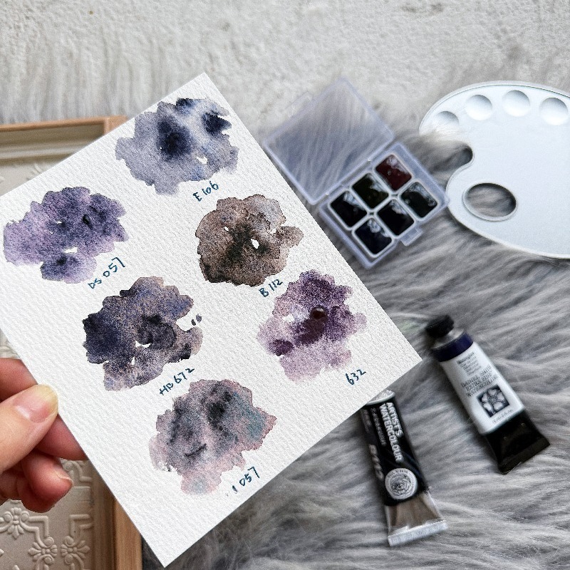 6 Colores 1ml Colección Noche  - Watercolor Paint Set Solid Pigment reseña y precio